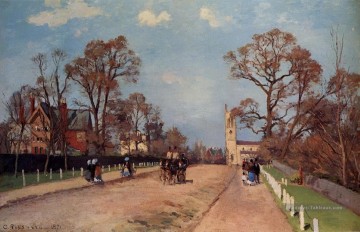  1871 Tableaux - l’avenue sydenham 1871 Camille Pissarro